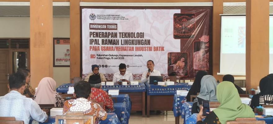 BIMBINGAN TEKNIS PENERAPAN TEKNOLOGI IPAL RAMAH LINGKUNGAN PADA INDUSTRI BATIK